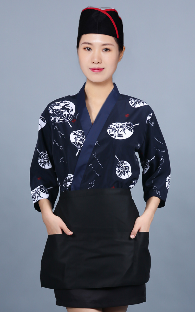 日本料理寿司店日料店工作服韩国烤肉服务员工作装男女日式厨师服