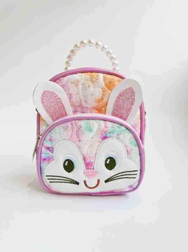 New Korean Style Embroidered Children's Backpack Cute Rabbit Mini Kindergarten Schoolbag Casual Cartoon Cute Girl Backpack