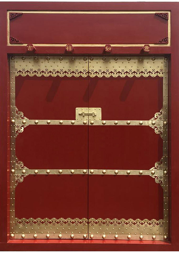 厂家中式仿古大门铜配件古建别墅大门钉纯铜装饰泡钉古铜大头帽钉