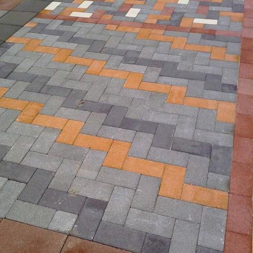 佛山彩色透水砖 混凝土彩色砖 人行道步道砖 广场砖 盲道-阿里巴巴