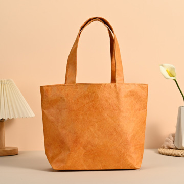 杜邦纸袋定 制水洗手提袋撕不烂印logo复古时尚购物袋杜邦纸包