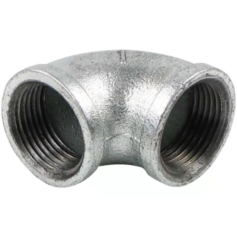 镀锌弯头内丝弯头丝扣丝牙弯头4分6分1寸2寸dn15丝扣管件 4分弯头