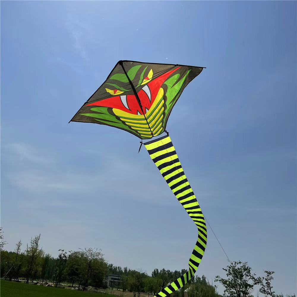 潍坊风筝新款大型9米15米长蛇风筝户外健身初学者风筝空中王者