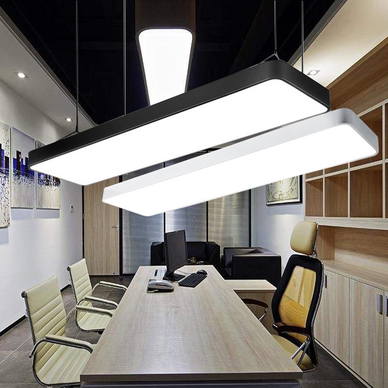 买一送一 led长条灯办公室批发吊灯长方吊线灯拼接商业工程照明