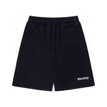 99新未使用 prada普拉达 经典黑色纯棉短裤男士男装 奢侈品正品