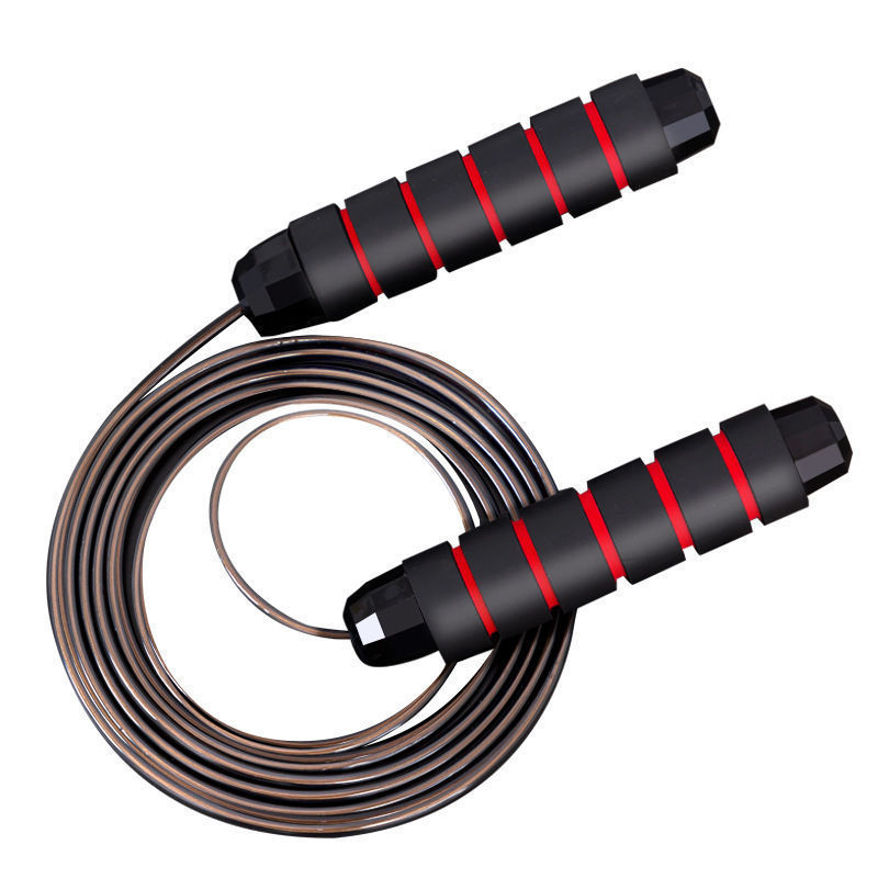 Amazon Weight-Bearing Steel Wire Jump Rope Fitness Exercise Student Competition Bearing Jump Rope Sporting Goods Wholesale