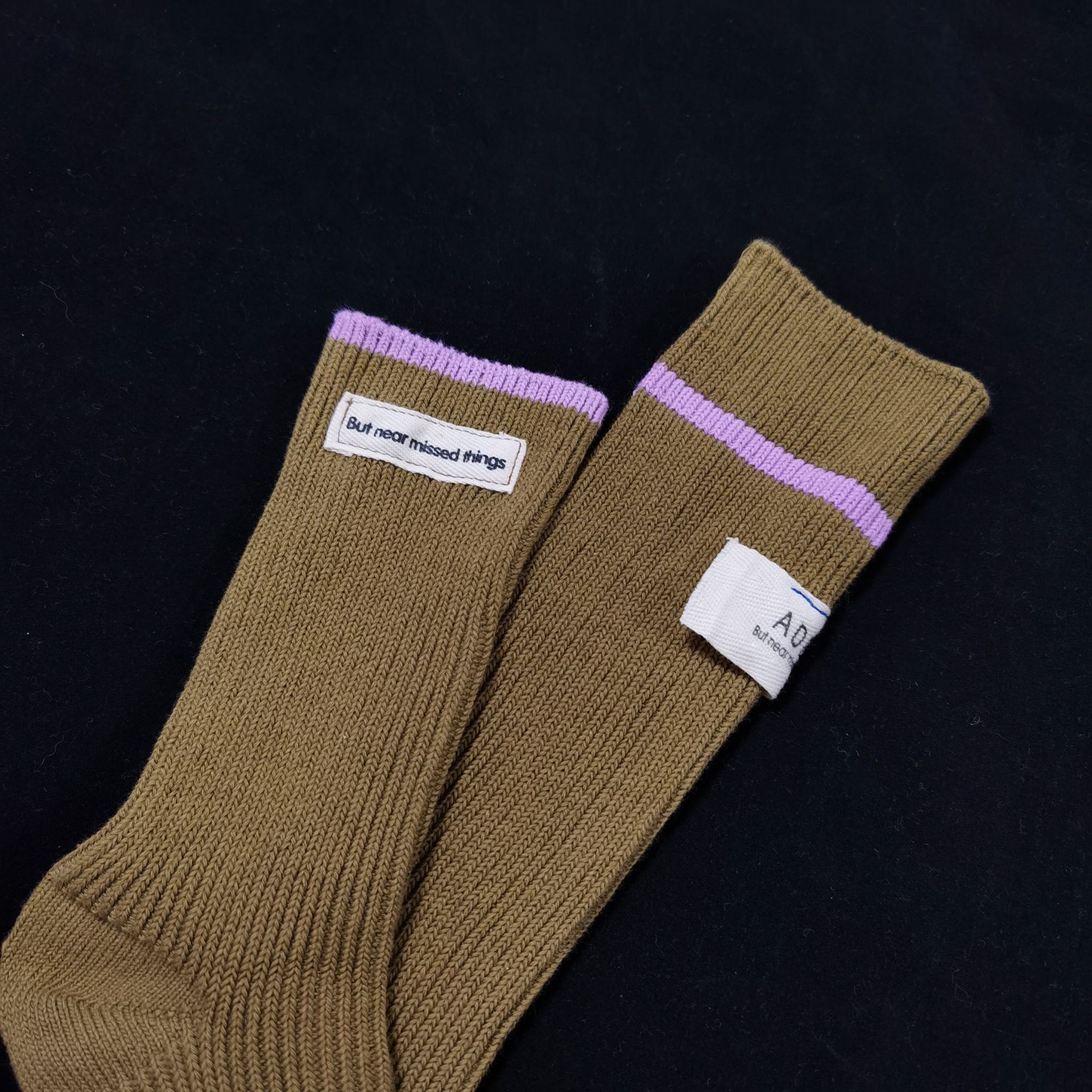 ader潮牌联名个性潮袜 高低不一中筒高筒袜棉嘻哈街头ins风韩流潮