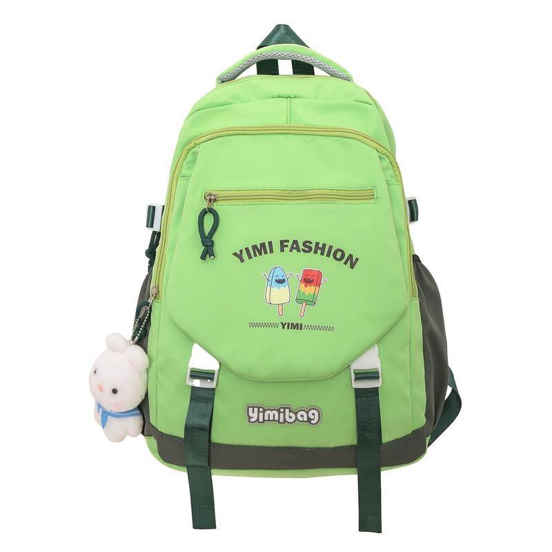 Schoolbag Female Junior High School Girl High School Student Backpack College Students' Backpack Simple Travel Backpack