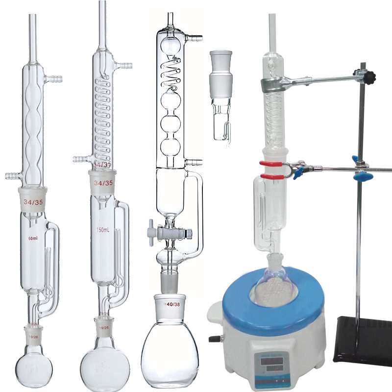 索氏提取器装置抽出器冷凝管蛇形抽提器球形器配件提取管-阿里巴巴