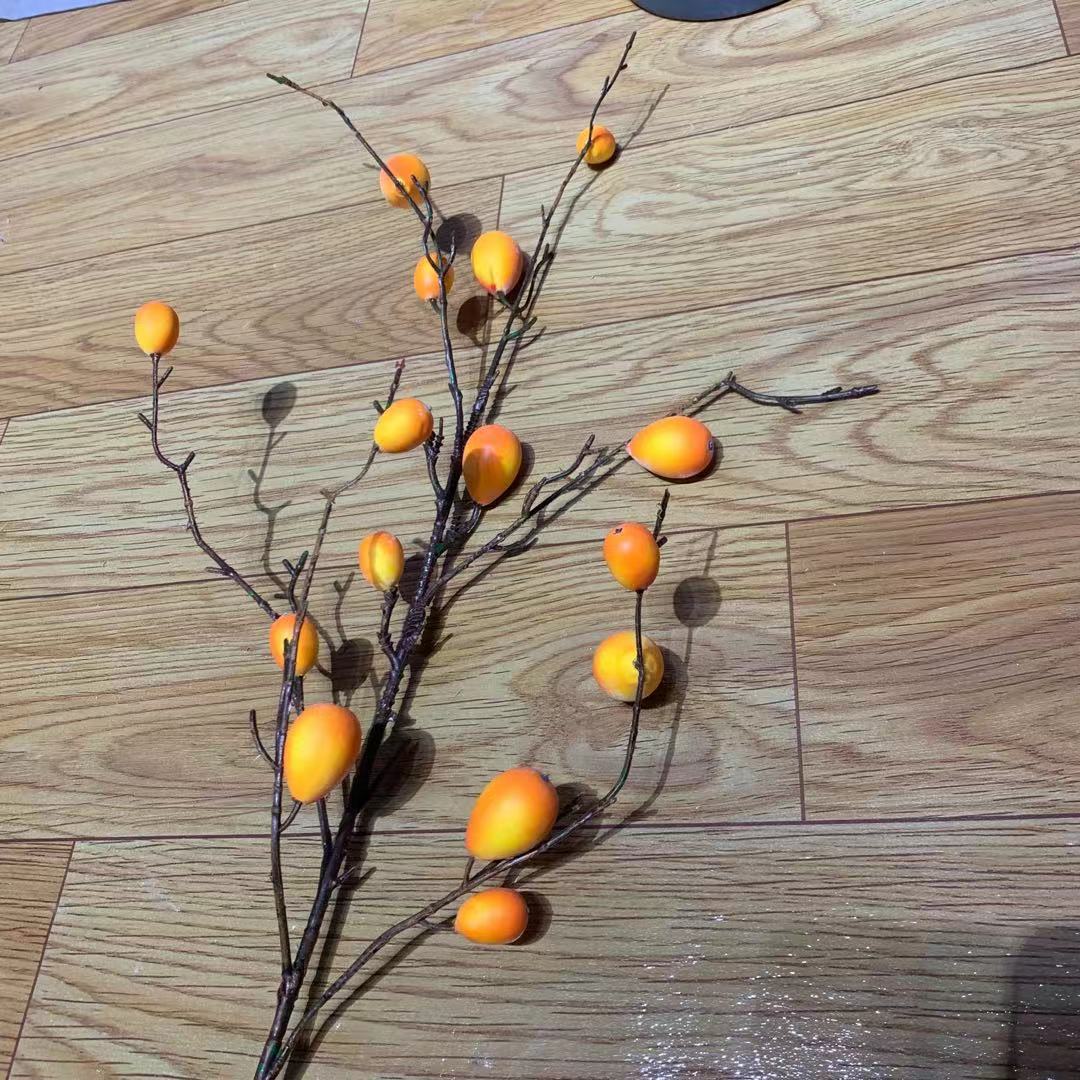 厂家批发 仿真黄金果假花布置绿植家居布置