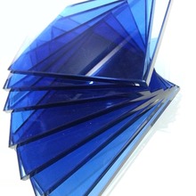 10mm福特蓝玻幕墙玻璃玻璃热弯玻加工钢化玻璃制品