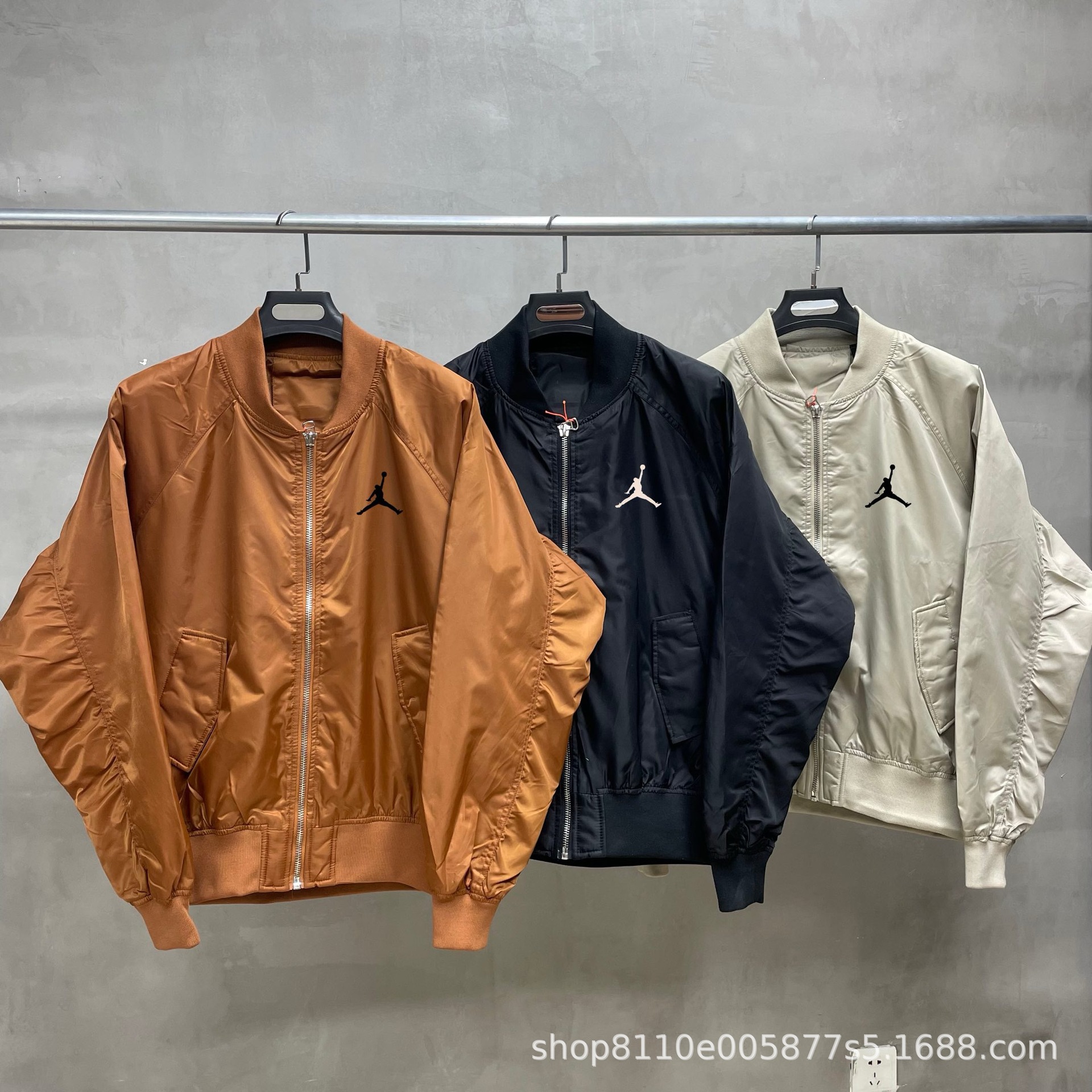 2024春夏新款aj乔丹飞人男女情侣棒球服休闲夹克外套舒适透气潮感