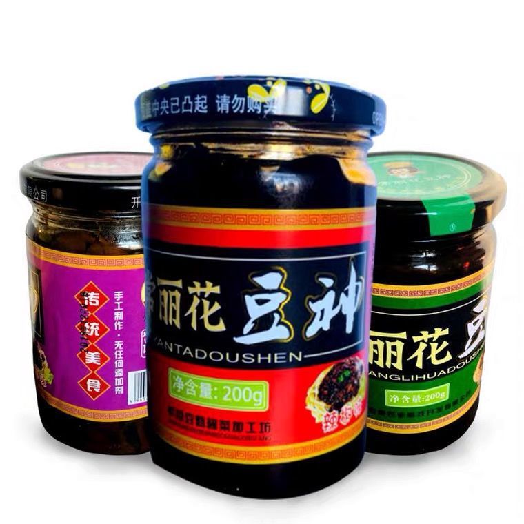 山东特产豆瓣酱西瓜蘸酱下饭菜拌面拌饭酱200g【辣椒豆瓣酱
