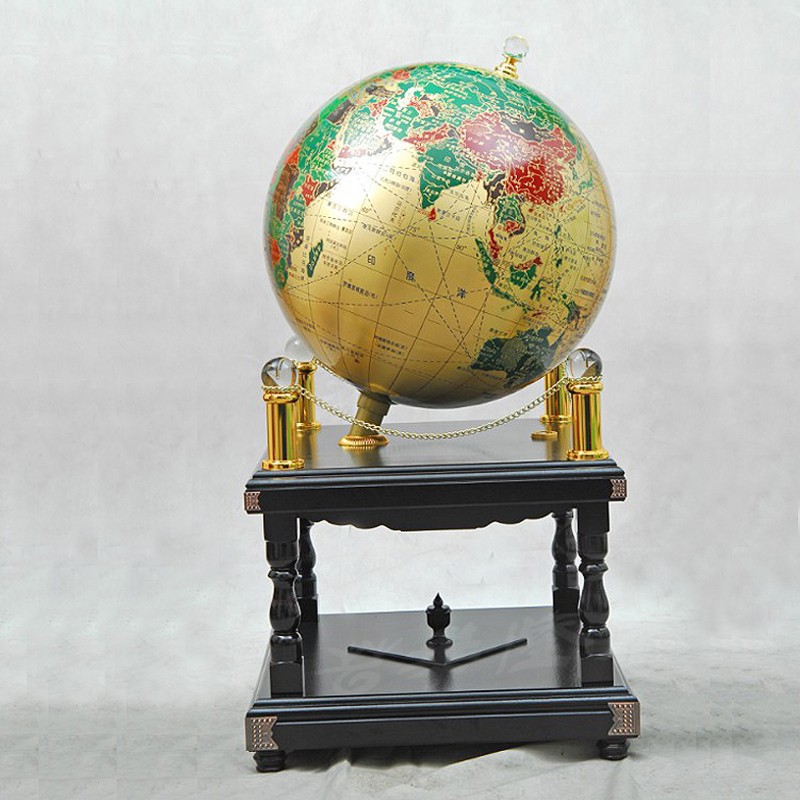 地球仪摆件 落地地球仪 摆件礼品 地球仪大号 铜地球仪 开业礼品