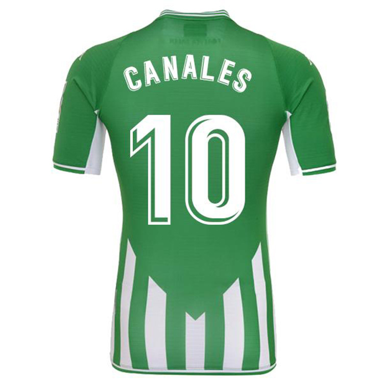 21-22皇家贝蒂斯球衣10号卡纳莱斯西甲主场球衣足球服