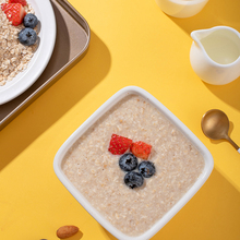 智力小麦胚芽燕麦片早餐原味无糖精冲饮即食营养养胃食品健身代餐