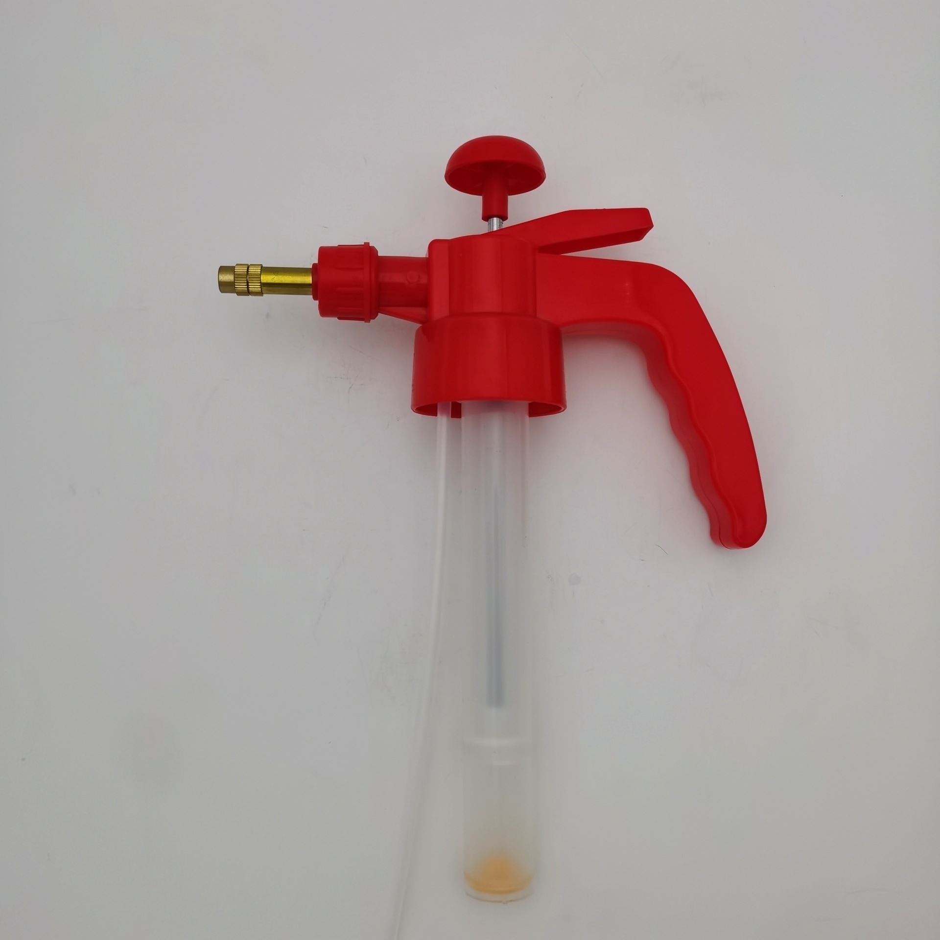 2升3升喷头配件喷水壶喷壶橙色金属杆气压喷头高压力铜喷头零件