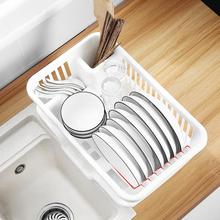 沥水碗架万能型厨房放碗架筷子餐具洗碗盆置物架晾滴水厨具收纳篮