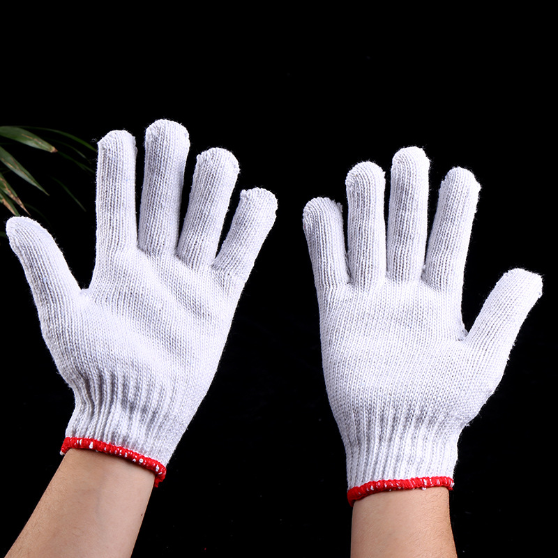 线手套加厚耐磨毛纺防护灯罩棉舒适结实棉纱手套现货批发劳保手套