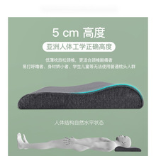 泰国天然乳胶枕头护颈椎枕芯家用成人5cm7cm超薄低枕儿童橡胶矮枕