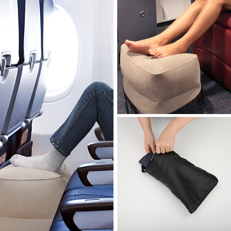 充气脚垫办公室垫脚非搁脚脚神器坐飞机睡觉旅行长途飞行足踏