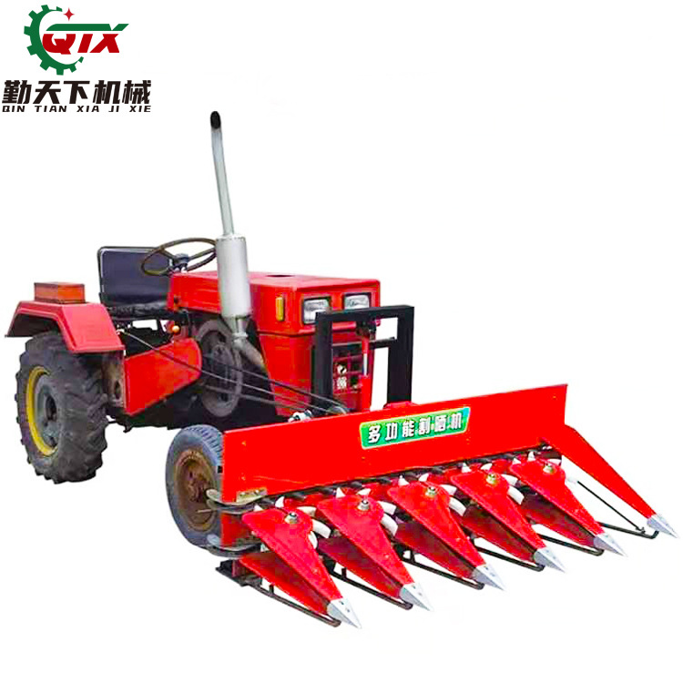 工厂加工四轮拖拉机割晒机苜蓿艾草割晒机小麦玉米联合收割机晾晒