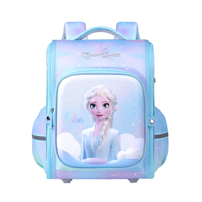 Disney Disney Fp8671b2/C2 Children's Ice and Snow Spine Protection Burden Reduction Large Capacity Mold Pressing Fashion Backpack