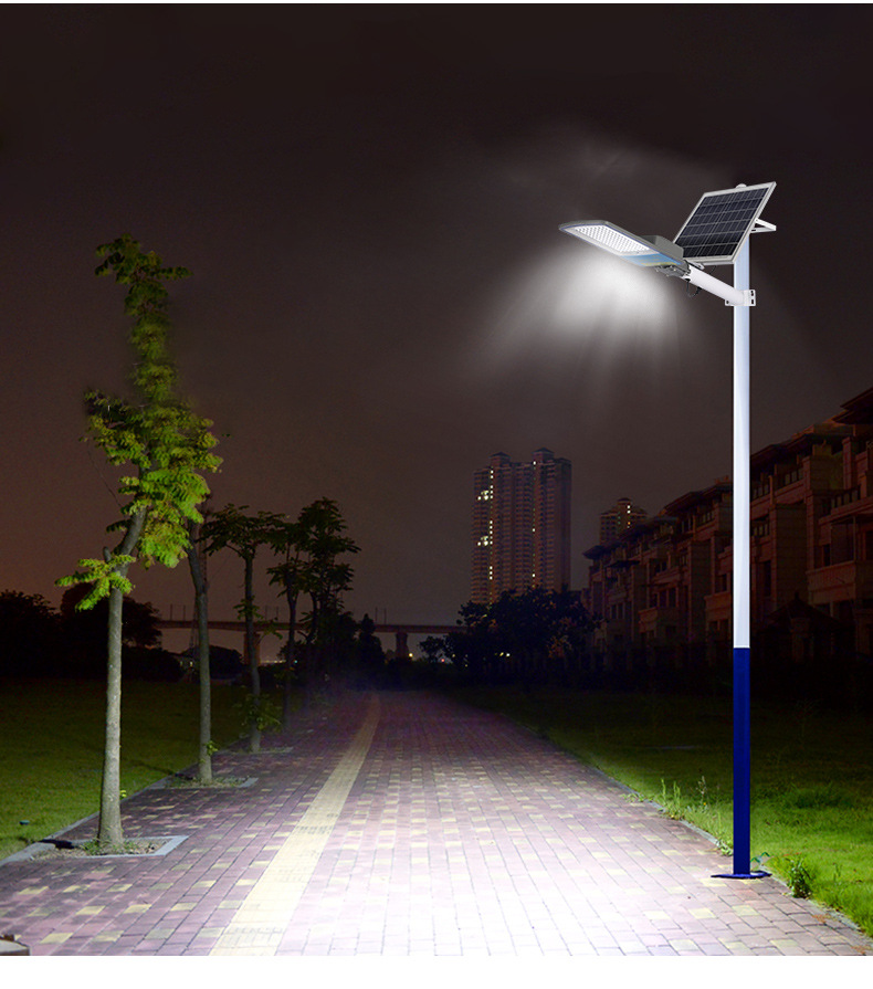 吉鑫太阳能路灯直营远程控制透镜分体式路灯新农村社区街道照明灯