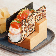 寿司木架 taco卷海胆手握架摆盘创意餐具法式西餐碟料盘日寿司托u