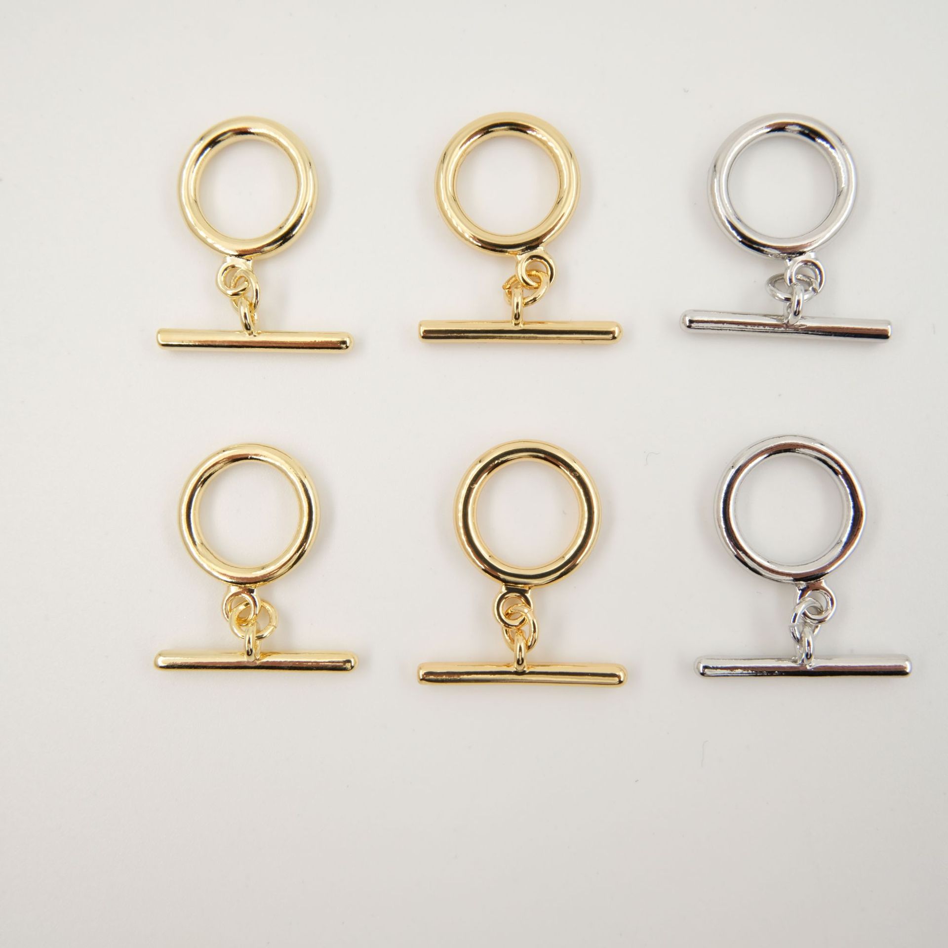 diy手链项链收尾扣批发ot扣铜镀14k18k真金保色连接扣搭扣配饰