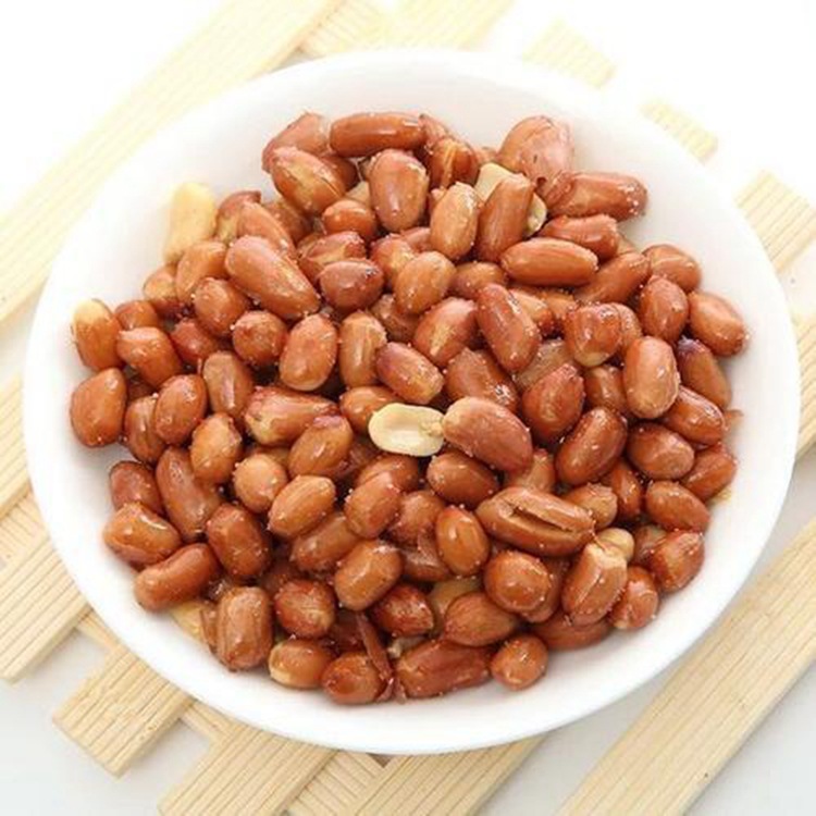 批发散装椒盐花生米咸味熟花生油炸红衣花生米红衣花生粒4.