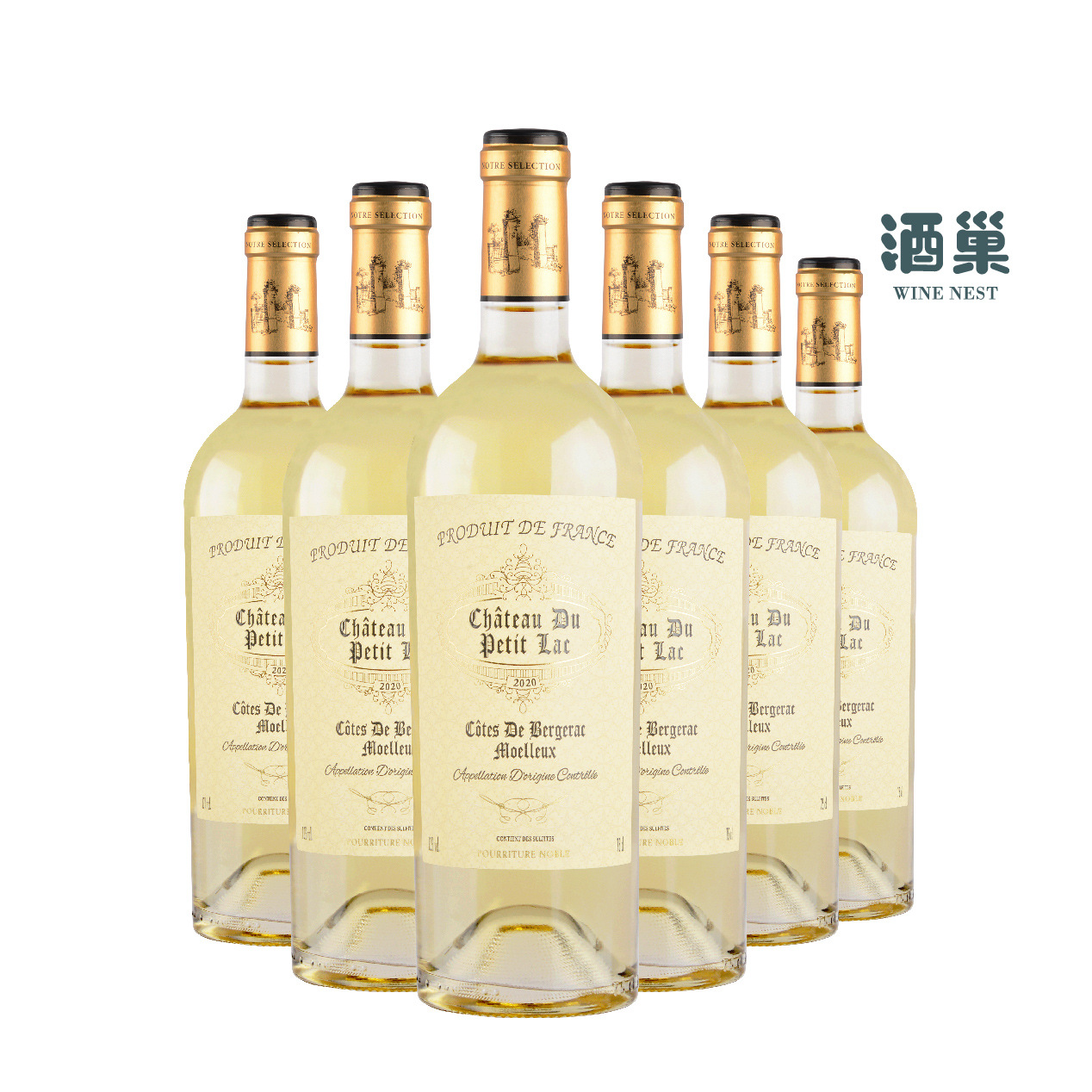 小湖酒庄贵腐白葡萄酒750ml法国进口半甜型-阿里巴巴