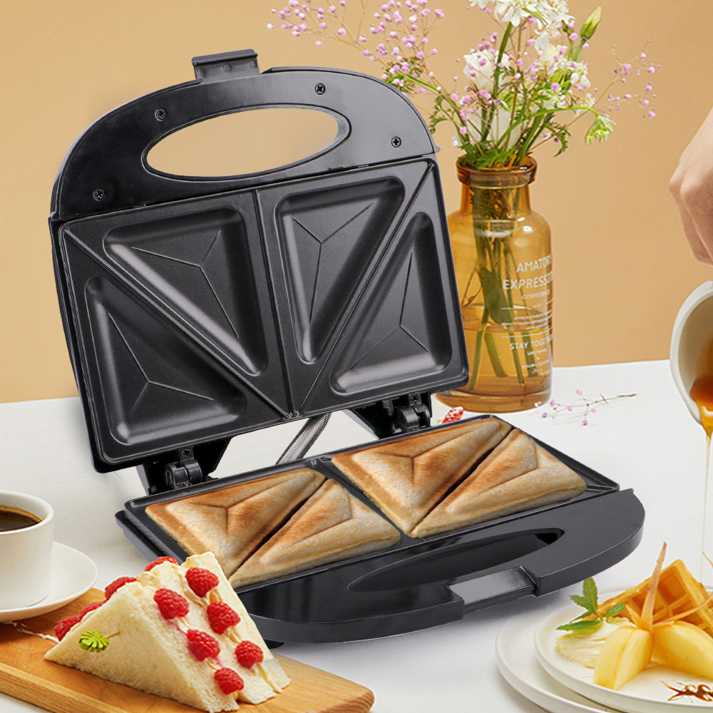 RAF European Household Double Side Heating Sandwich Machine Multi-Functional Toasted Bread Waffle Breakfast Machine