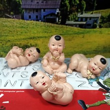 厂家直销婚庆伴随礼心里沙盘沙具中国人物、出生小宝宝,四喜娃娃