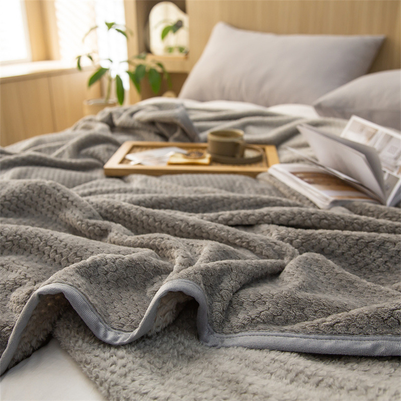 Beibei Velvet Blanket Quilt Summer Coral Fleece Bed Sheet Small Blanket Flannel Office Nap Air Conditioning Blanket
