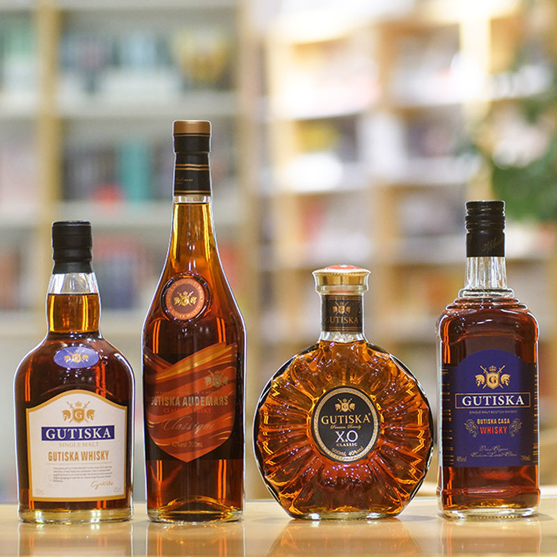 洋酒组合威士忌xo白兰地伏特加鸡尾酒套装香槟酒厂家酒水直播网红