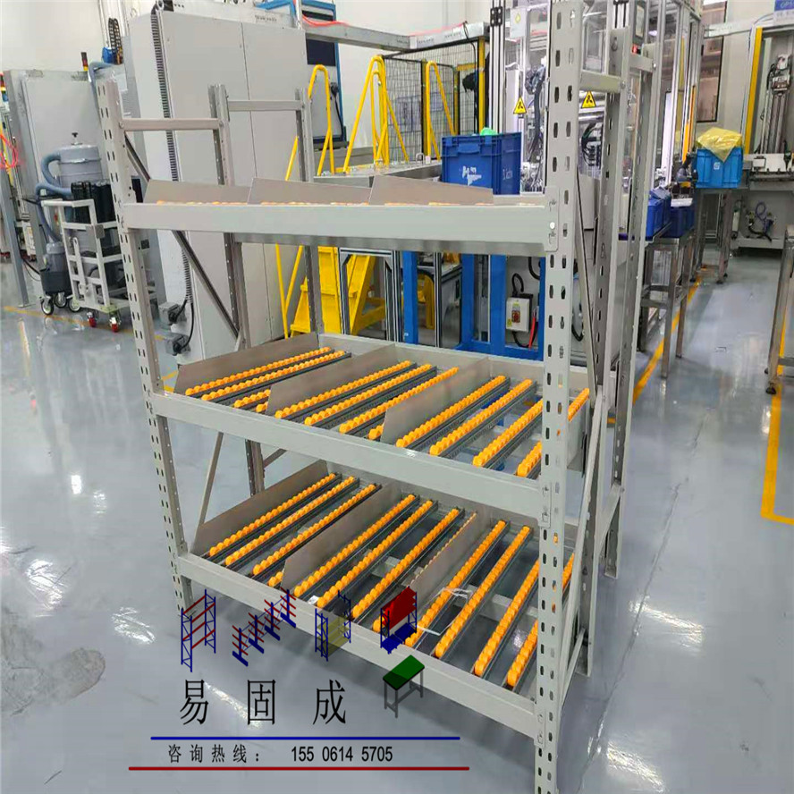 重型金属货架拆装组合式蓝红组装货架流利货架倾斜式货架-阿里巴巴