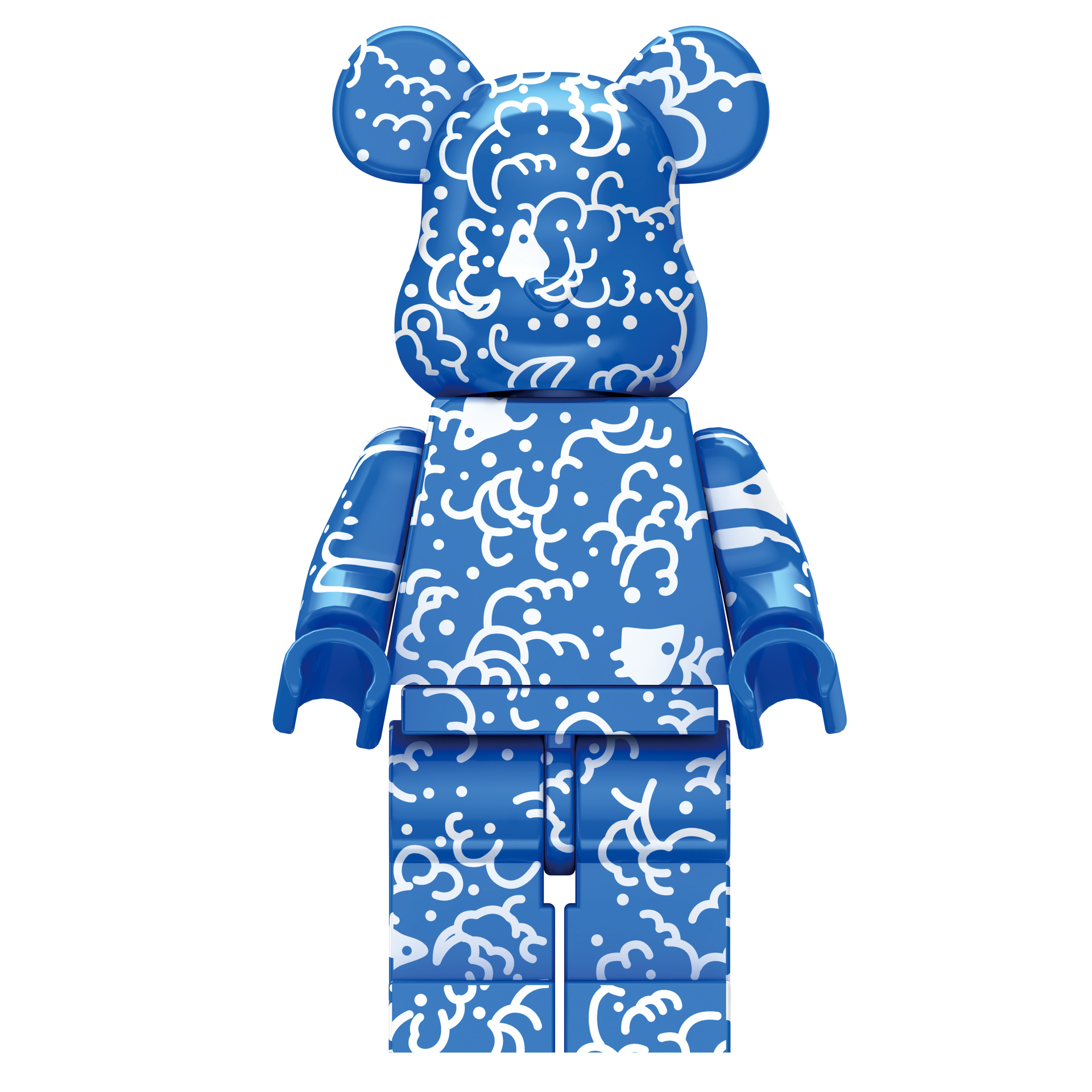 网红同款宝宝熊摆件拼装益智玩具迷你小人兼容乐高积木暴力熊人仔