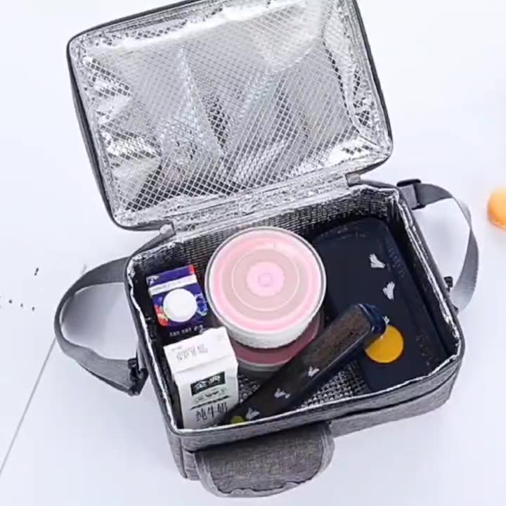 direct sales cationic feeding bottle mummy bag large ice pack double layer insulation breast milk preservation bag food thermal bag