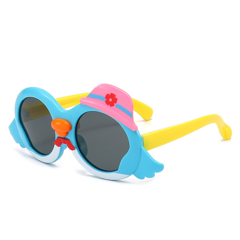 New Children's Polarized Sunglasses Cartoon UV Protection Sunglasses Silicone Baby Sun-Shade Glasses Wholesale 3714