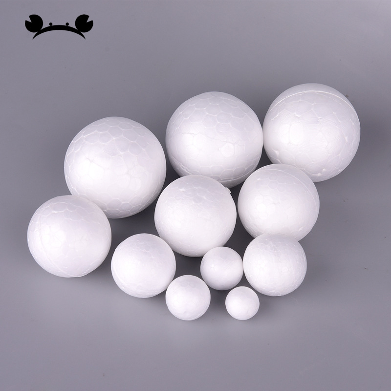 保丽龙球 diy手工 泡沫圆球材料白色实心 幼儿园手工材料保利龙球
