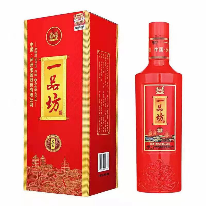 42度 一品坊 k6 浓香型白酒 450ml* 6瓶