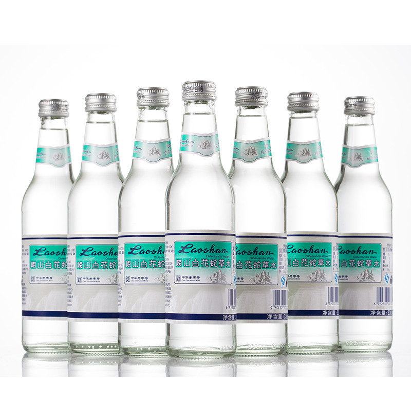 崂山白花蛇草水 330ml*24瓶 整箱 百花蛇草水满2箱包邮一件代发