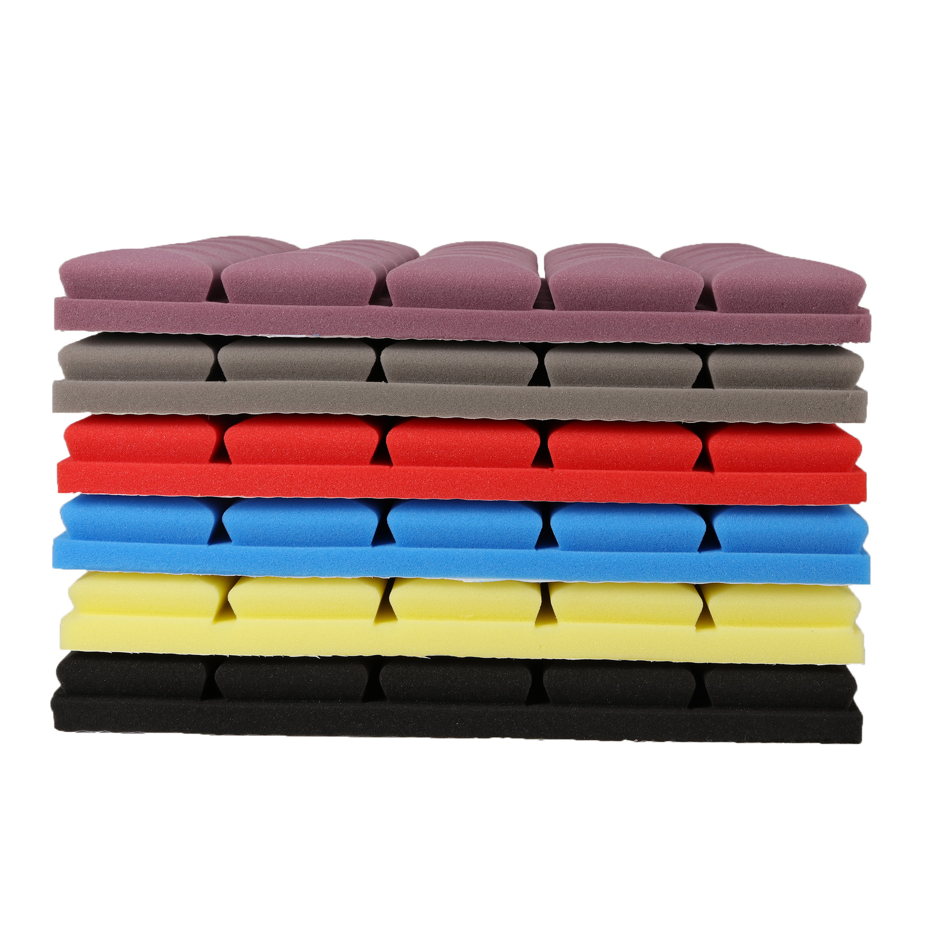 定制批发聚酯纤维吸音板卧室内降噪隔音棉 墙体自粘六边形吸音棉