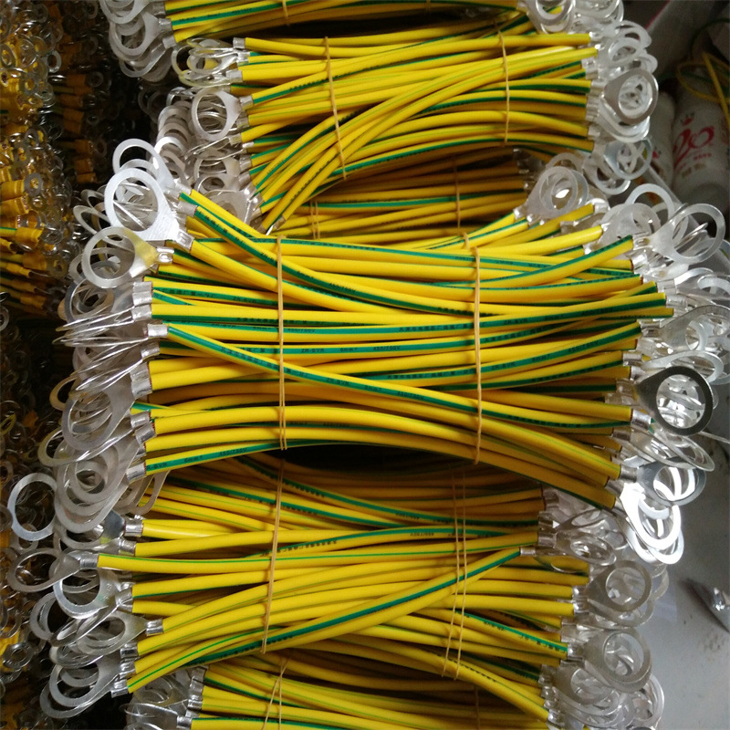 5平方黄绿双色电线 桥架跨接线zr-bvr