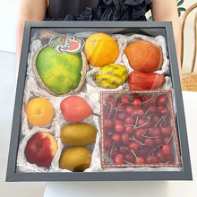 新款大号正方形水果鲜花包装礼盒情人节七夕包装盒花盒礼品盒批发
