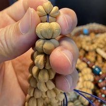 山楂籽手串野生文玩108颗男女脖挂项链佛珠单圈五福子手持山楂核