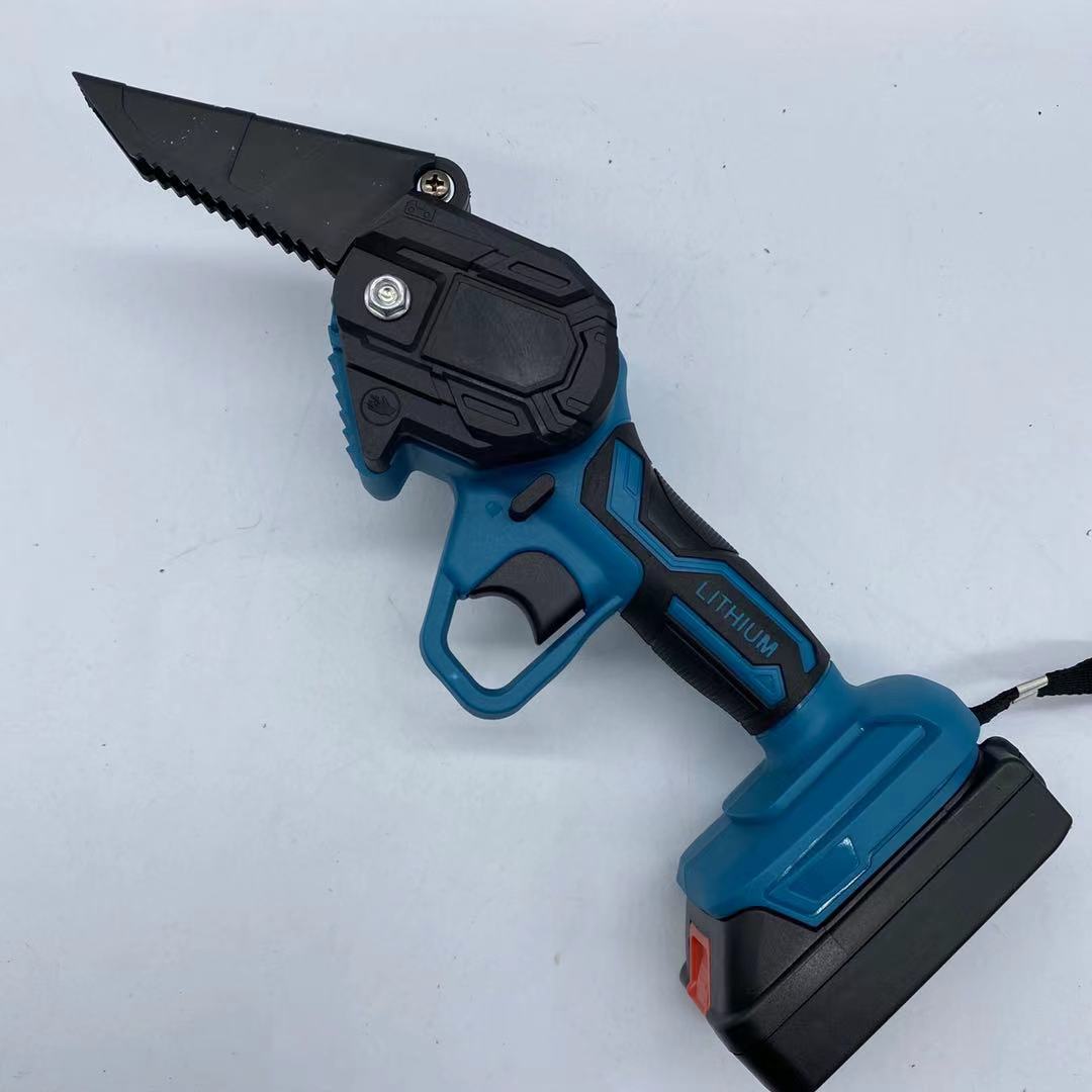 手持6寸电动修枝锯充电式锂电小型电动锯单手电链锯迷你锯伐木锯