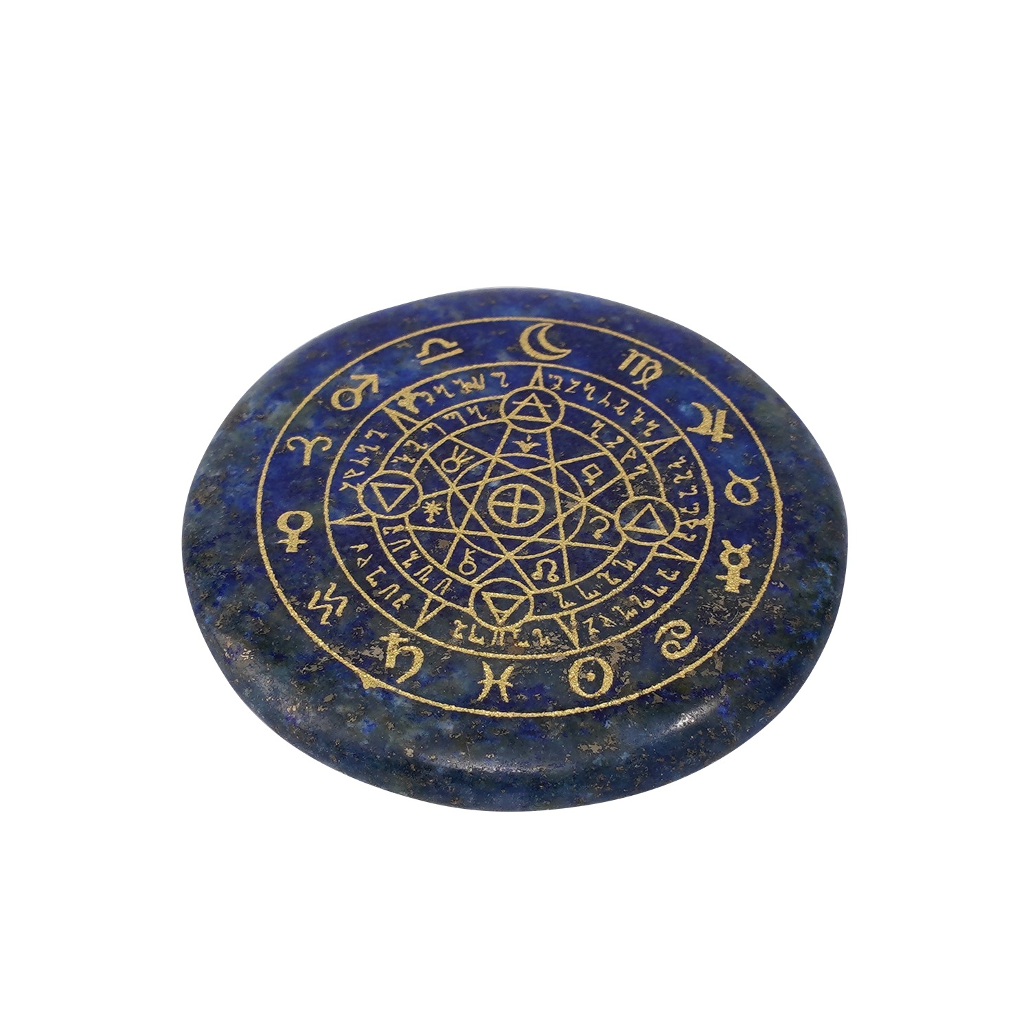 欧美宗教新款摆件 天然水晶十二星座阵法星座 外贸diy饰品配件