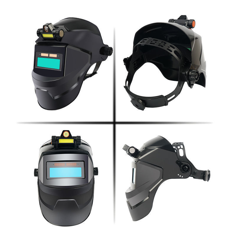 [104] Auto Darkening Welding Helmet Head-Mounted Lightweight Protective Mask Argon Arc Welding Cap Welder Glasses